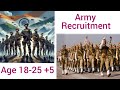 Army vacancy//10 pass , Salary 18000,19900 etc.//age 18-25+5 //Last date 22 December 2024.