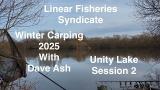 Winter Carp Fishing 2025 on Linear Fisheries Syndicate Vlog 19 With Dave Ash