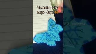 Diy Pembatas Buku Kupu-Kupu #shortvideo #diy #origami