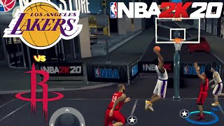 Lakers vs Rockets highlights nba2k20