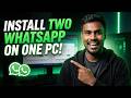 How to Use Two WhatsApp Accounts on One PC (Easy 2026 Method)