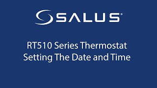 RT510 Series Thermostat - Setting Date and Time