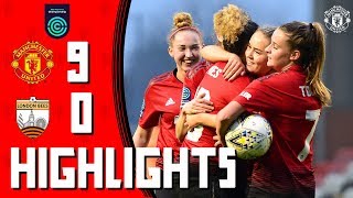 Manchester United Women 9-0 London Bees | Highlights | FA Women's Championship