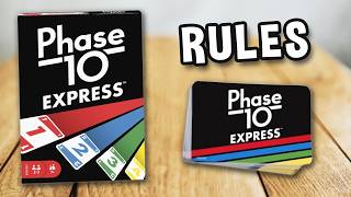 How to play PHASE 10 EXPRESS card game (official rules, instructions and gameplay) | Spielregeln TV