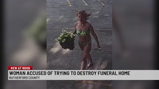 Woman accused of ‘trying to destroy’ NC funeral home