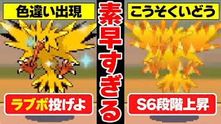 色違いサンダーを出したら、素早さ6段階上昇\u0026げんしの舞された男【ポケモンHGSS】