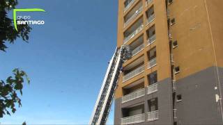 Bombeiros de Guimarães combateram incêndio em apartamento na Costa