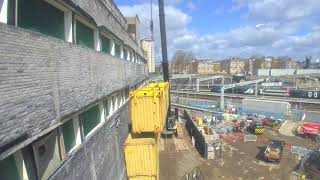 Shipping Containers Innovation at HS2 Euston (Timelapse) | John F Hunt