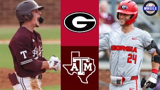 #20 Georgia vs #1 Texas A&M  Doubleheader Highlights | 2024 College Baseball Hig