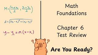 Math Foundations Chapter 6 Test Review Are You Ready Packet