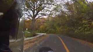 【バイク車載動画】 カメラ片手にバイクで紅葉の写真を撮りに@2014/11/08 YAMAHA SRV250 4DN