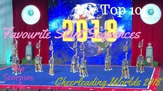 My Top 10 Favourite Stunt Sequences at the Cheerleading Worlds 2018