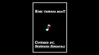 Kohe Yannada maa Covered by Sewwandi Sinhapali