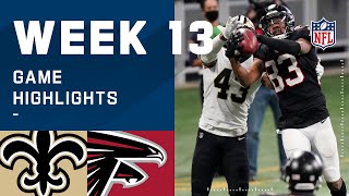 Saints vs. Falcons Week 13 Highlights | NFL 2020