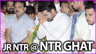 Jr NTR Visits NTR Ghat Hyderabad | Sr NTR Birth Anniversary 2017 | Special Video