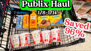 Publix Haul - SAVED 96% - Cheap \u0026 Free Deals This Week 1/8-1/14