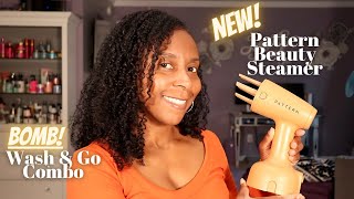 All Pattern Wash Day: Using the New Steamer and Getting a Bomb Wash & Go Combo!!