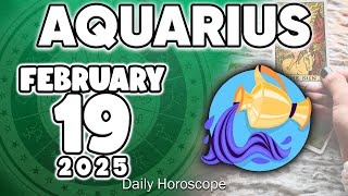 𝐀𝐪𝐮𝐚𝐫𝐢𝐮𝐬 ♒ 😲MAJOR SURPRISE ON THE HORIZON FOR YOU❗️💖 Horoscope for today FEBRUARY 19 2025 🔮 #zodiac