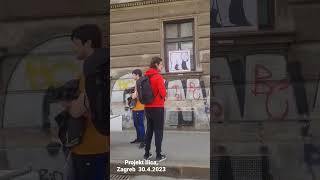 Zagreb, Projekt Ilica footage 30.4.2023