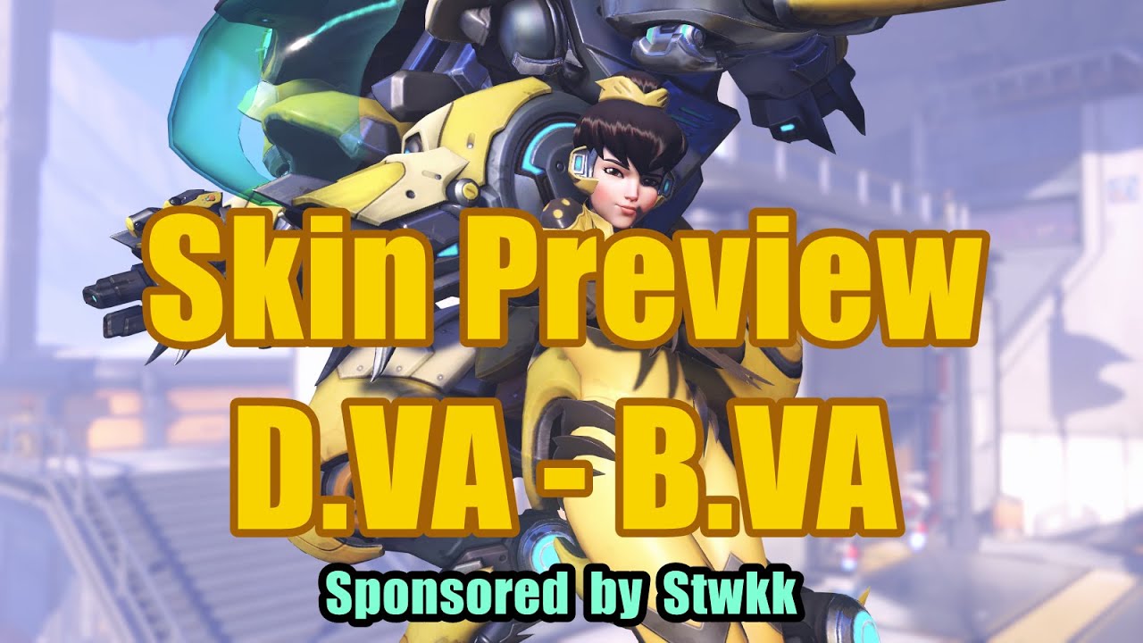 [Overwatch] Skin Preview - B.VA (D.VA) - YouTube