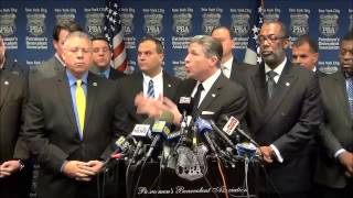 PBA Press Conference: Cops "thrown under the bus" by Mayor (Part 2)