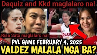 PVL GAME TODAY FEBRUARY 4, 2025! PLDT VS. FARM FRES, PETROGAZZ VS. ZUS COFFEE! PVL UPDATES! #pvl2025