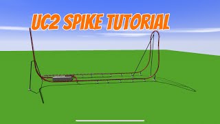 How to make spikes in ultimate coaster 2