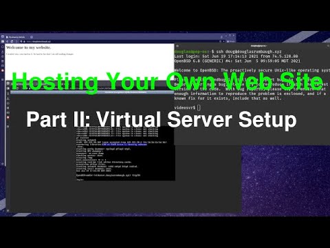 Hosting Your Own Website II: Virtual Server Setup - YouTube