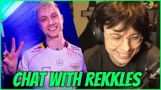 Rekkles Was NERVOUS To Play Los Ratones Scrims | Caedrel Catches Up With Rekkles