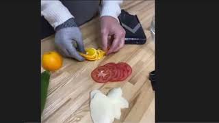 Microplane: V-Blade Mandoline Slicer with Hand Guard