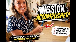 Antique Hunting for Our Facebook Auction | Mission Accomplished!