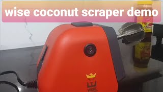 Wise coconut scraper electric coconut machine