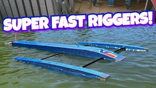 (CARBON FIBER RIGGER MANIA!!)) BOTH TWIN AND SINGLE! RC BOATS