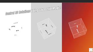 3D Rotating Cube with Mouse Movement | Part 2 | Tech Talker 360 | @techtalker360