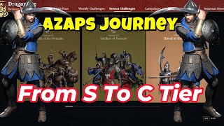 Azaps journey From S Tier to C tier 🤺⚔️😲 counter strike! New Mastery