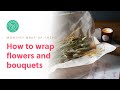 How To Wrap Flowers with Custom Sustainable Packaging 💐 | noissue.co