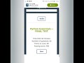 Cisco Python Essentials || Final Test Solution