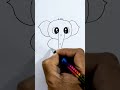 cute elephant drawing#easy drawing elephant#elephant draw step by step#online drawing#shorts