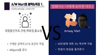 대형마트 포인트 VS 암웨이 포인트 / 개이득은 어디인가?