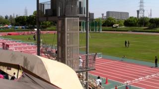 20150505　第１回堺市陸協記録会　男子　110mH　カノ