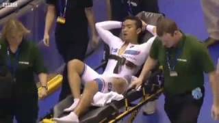 Final 2011 Manchester Track Cycling World Cup - Amazing Azizul finish with a splinter