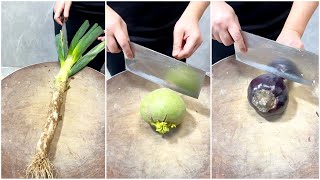 Easy fruit and vegetable carving Ideas Radish \u0026 Eggplant 🍆 Creative Vegetable Activity For Make Cake