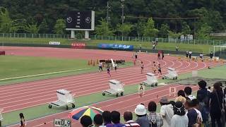 速人・・・はやっ！（福山地区予選中1男子100m）大会新記録