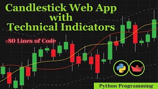 Candlestick App with Technical Indicators 📈📉💹 | Streamlit App📱| Python Tutorial