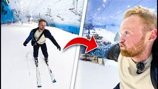 I visited the *VIRAL* indoor ski slope in Dubai!