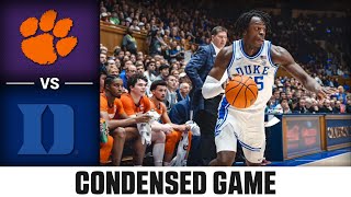 Clemson vs. Duke Condensed Game | 2023-24 ACC Men’s Basketball