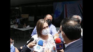 Entrevista concedida por la senadora Xóchitl Gálvez Ruiz, al término de la sesión a distancia