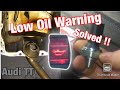 23) Oil warning light [Solved] AUDI TT