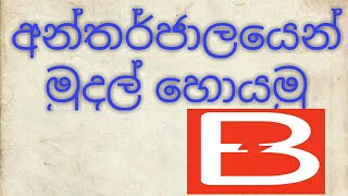 අන්තර් ජාලයෙන් මුදල් හොයමු