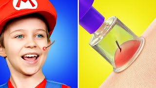 Super Mario Toilet Hacks & Gadgets! *Awesome Bathroom Gadgets and Funny Moments* by Gotcha! Viral
